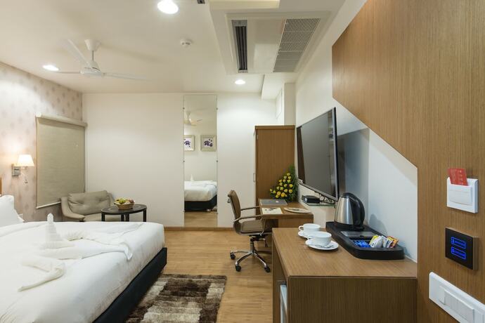 Imagen de la habitación del Hotel Atishay, Bhopal. Foto 25
