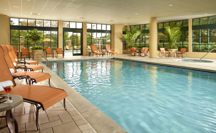 Imagen de la piscina del Hotel Atlanta Marriott Alpharetta. Foto 11