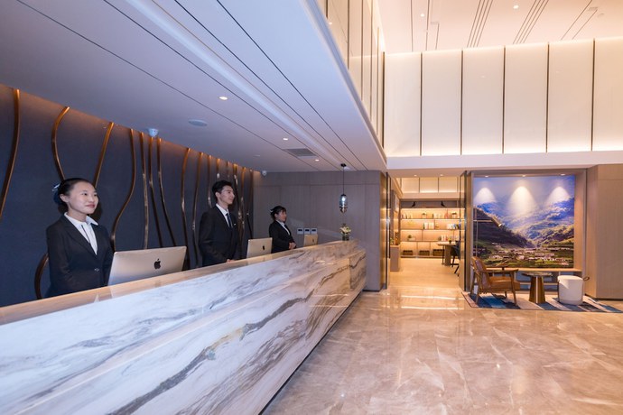 Imagen de los interiores del Hotel Atour Airport Century Park Qingdao. Foto 7