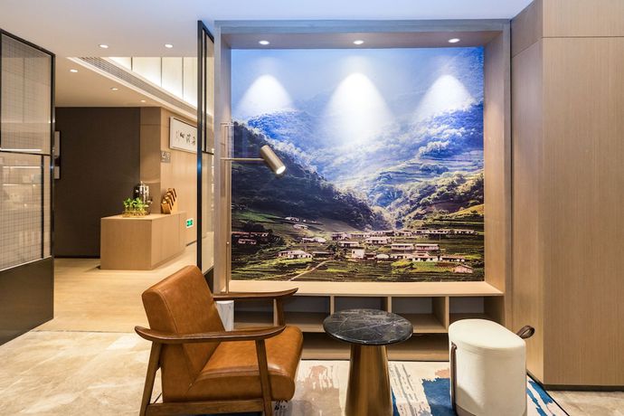 Imagen de los interiores del Hotel Atour Airport Century Park Qingdao. Foto 8