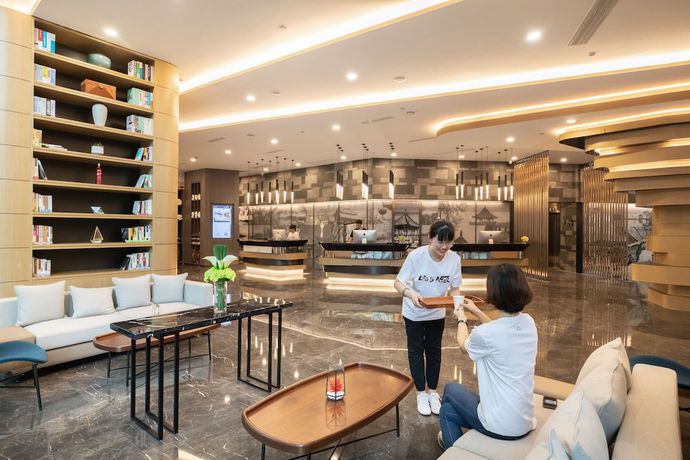 Imagen de los interiores del Hotel Atour Daguanyuan Jinan. Foto 17