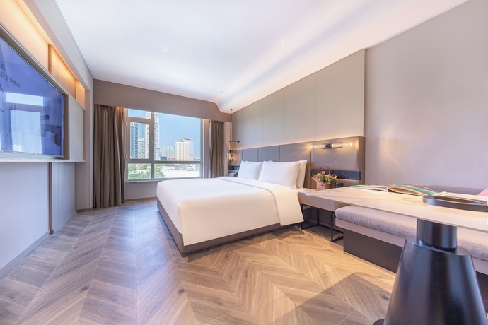 Imagen de la habitación del Hotel Atour, Hisense Plaza, May Fourth Square, Qingdao. Foto 6