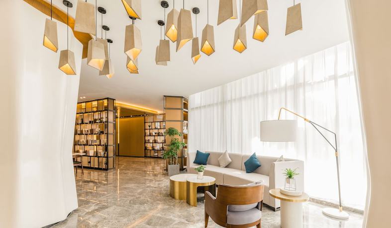 Imagen de los interiores del Hotel Atour Hotel Lujiazui Babaiban Shanghai. Foto 18