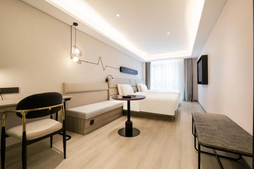 Imagen de la habitación del Hotel Atour Light Shanghai Xinzhuang Zhuanqiao Wanda. Foto 19