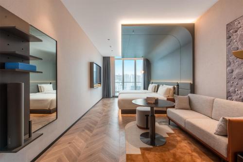 Imagen de la habitación del Hotel Atour S Shenzhen Nanshan Science and Technology Park Hi-Tech Centre. Foto 14