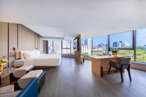 Imagen de la habitación del Hotel Atour Shanghai Xinzhuang CBD. Foto 13