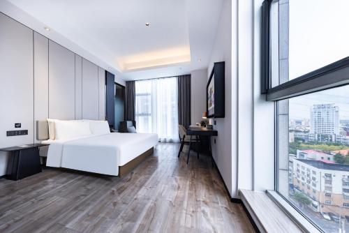 Imagen de la habitación del Hotel Atour X Shanghai Shuguang Wusong Cruise Terminal. Foto 9