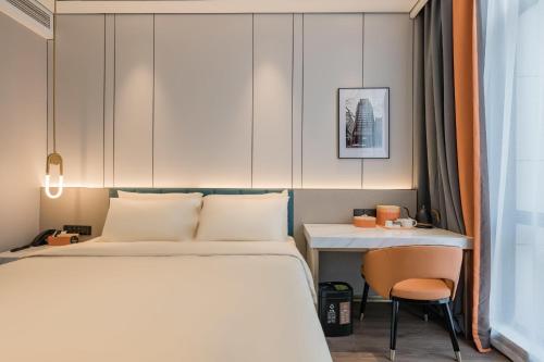 Imagen de la habitación del Hotel Atour X hotel Shanghai Wujiaochang INNO Chuangzhi. Foto 14