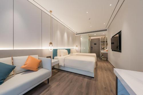 Imagen de la habitación del Hotel Atour X hotel Shanghai Wujiaochang INNO Chuangzhi. Foto 15