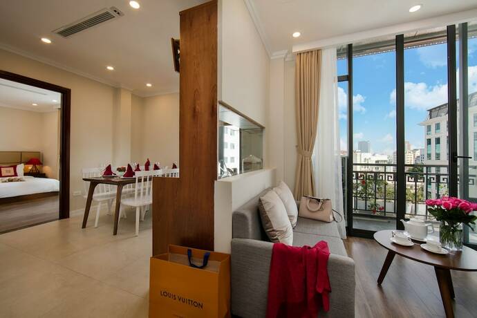 Imagen de la habitación del Hotel Au Coeur D'hanoi Apartment. Foto 17