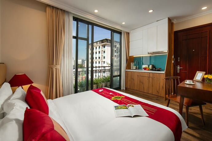 Imagen de la habitación del Hotel Au Coeur D'hanoi Apartment. Foto 21
