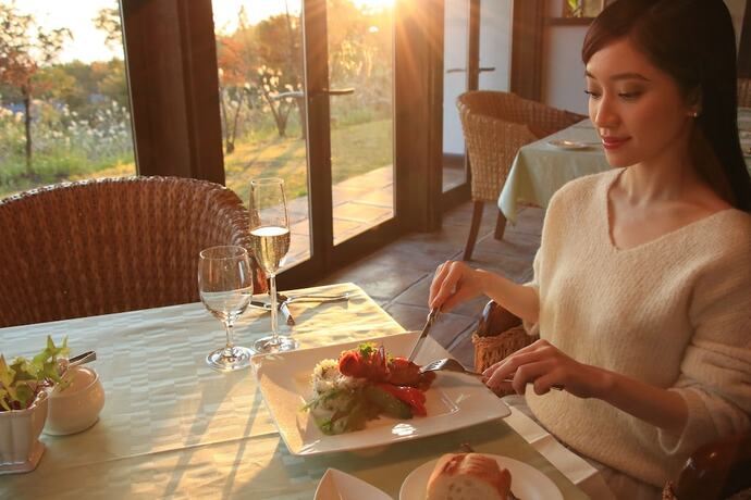 Imagen del bar/restaurante del Hotel Auberge - A Ma Fa&ccedil;on -. Foto 16
