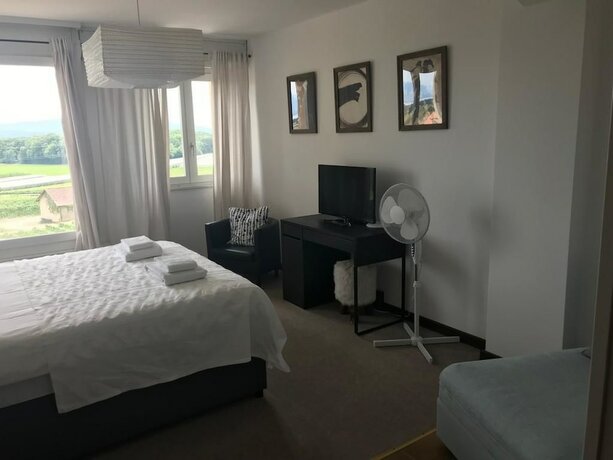 Imagen de la habitación del Hotel Auberge de Duillier. Foto 18