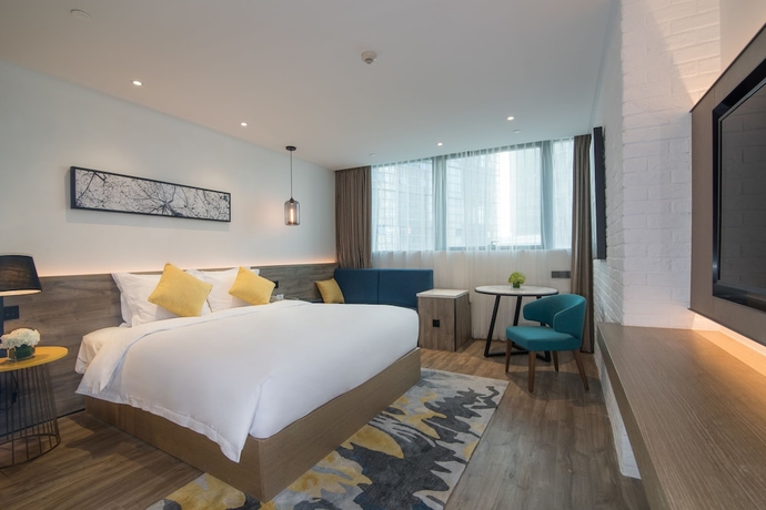 Imagen de la habitación del Hotel Auraya By Suning Nanjing Hexi. Foto 5