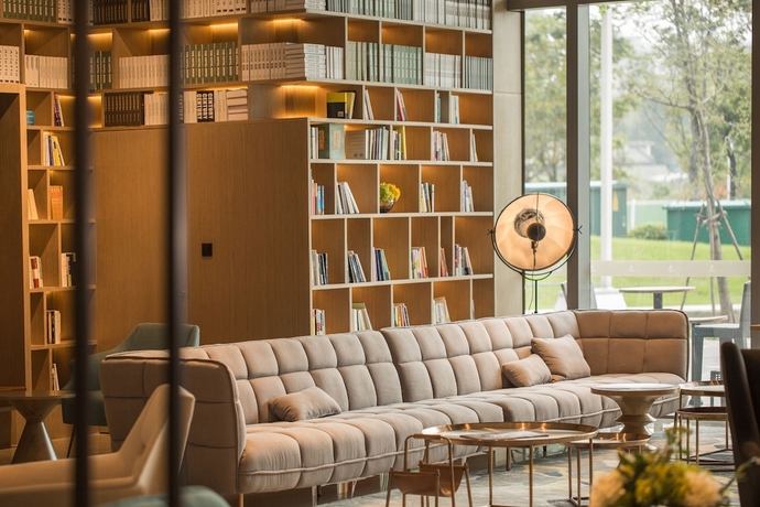 Imagen de los interiores del Hotel Auraya By Suning Nanjing Hexi. Foto 19