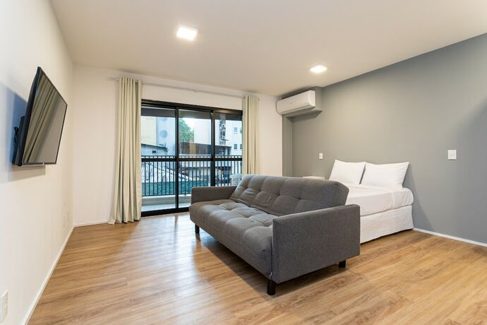 Imagen de la habitación del Hotel Aurora Paulistana a passos do Metr&ocirc; Rep&uacute;blica. Foto 12