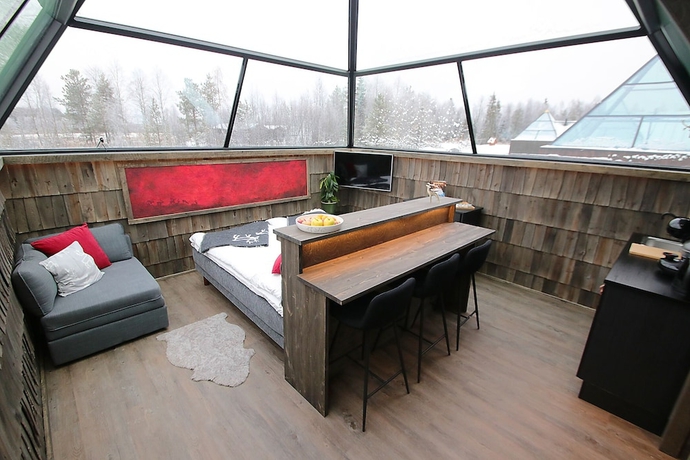 Imagen de la habitación del Hotel Aurora Pyramid Glass Igloos. Foto 10