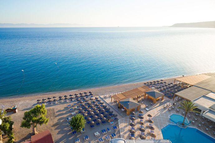 Imagen de los exteriores del Hotel Avra Beach, Rodas. Foto 5