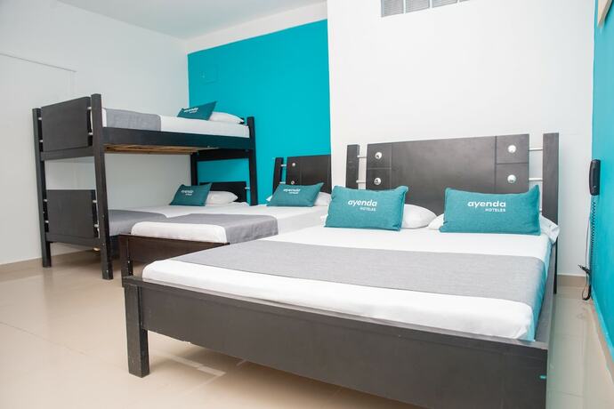 Imagen de la habitación del Hotel Ayenda Puerto Colombia. Foto 17