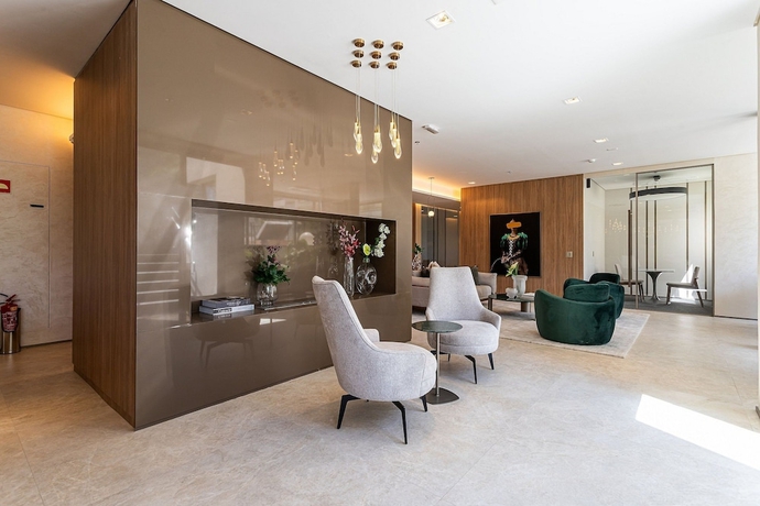 Imagen de los interiores del Hotel Ayra Moema - Sofistica&ccedil;&atilde;o e conforto no bairro mais charmoso da cidade. Foto 12
