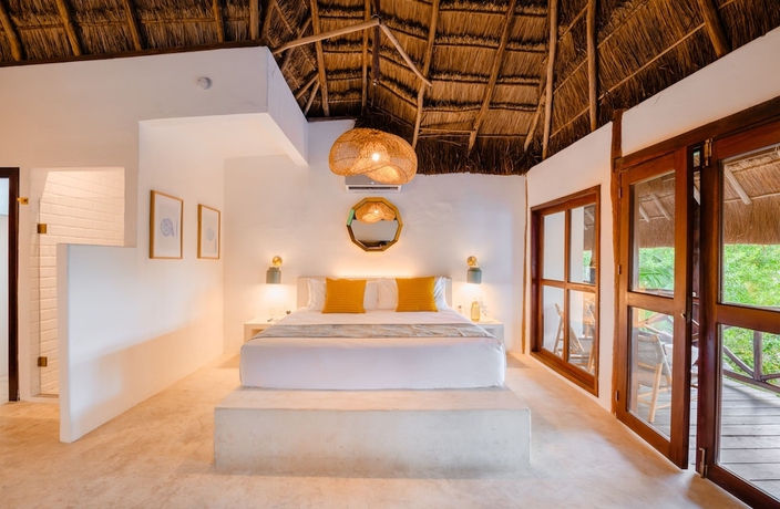 Imagen de la habitación del Hotel Azulea Bacalar. Foto 15