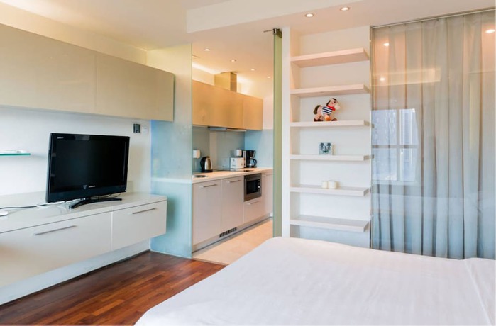 Imagen de la habitación del Hotel BEIJING SEASONS PARK APARTMENT. Foto 12
