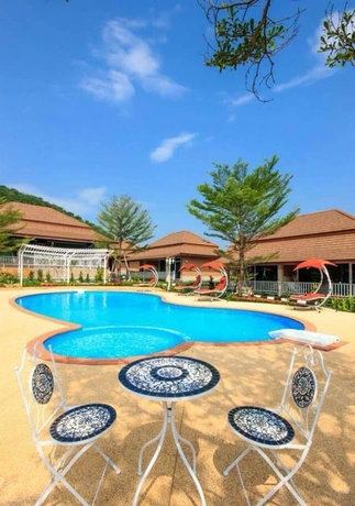 Imagen de la piscina del Hotel Baandara Resort Saraburi. Foto 19