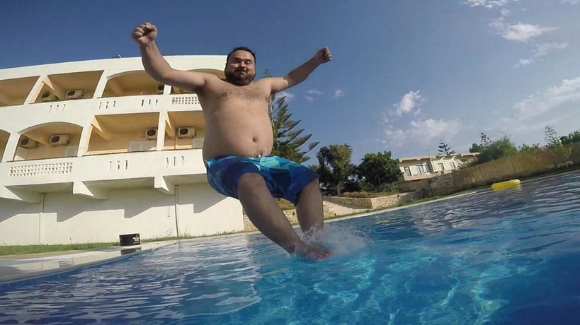 Imagen de la piscina del Hotel Babis, Skaleta. Foto 14