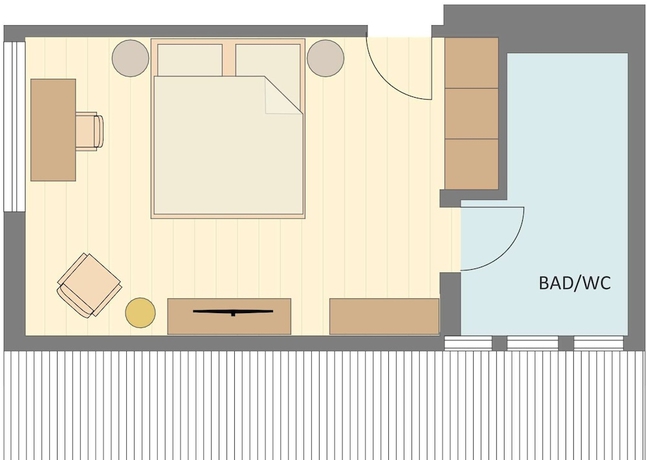 Imagen de la habitación del Hotel Bad &Uuml;berlingen. Foto 12