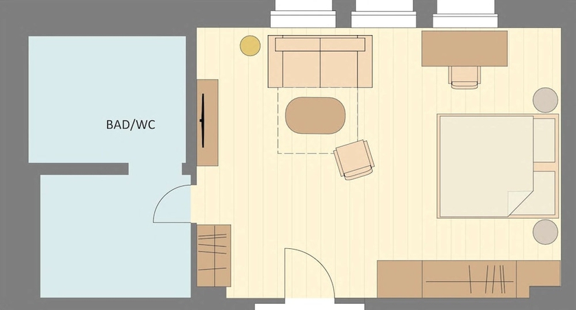 Imagen de la habitación del Hotel Bad &Uuml;berlingen. Foto 18