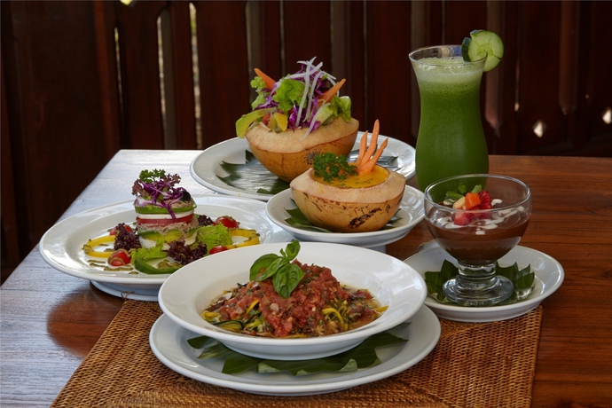 Imagen del bar/restaurante del Hotel Bagus Jati Health and Well Being Retreat. Foto 6