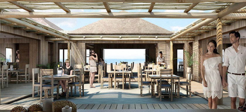 Imagen del bar/restaurante del Hotel Bahia Vik Jose Ignacio. Foto 2