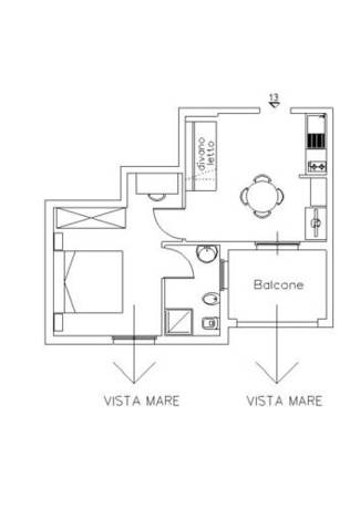 Imagen de la habitación del Hotel Baia Di Talamone. Foto 5
