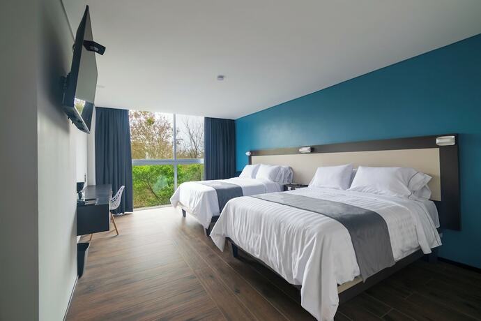 Imagen de la habitación del Hotel Balc&oacute;n del Parque. Foto 15