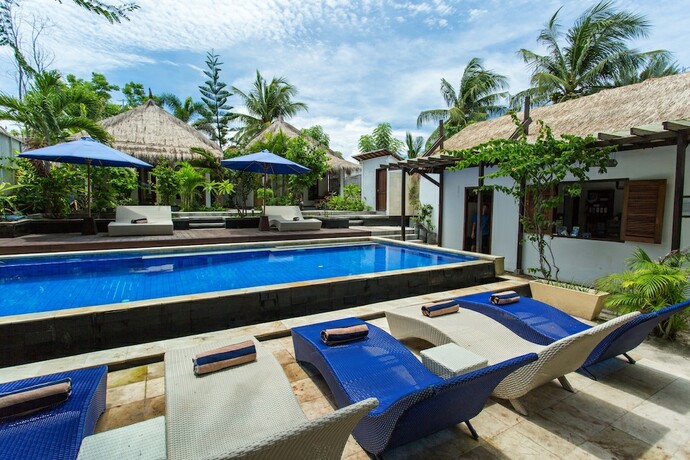 Imagen general del Hotel Bale Sampan Bungalows. Foto 1