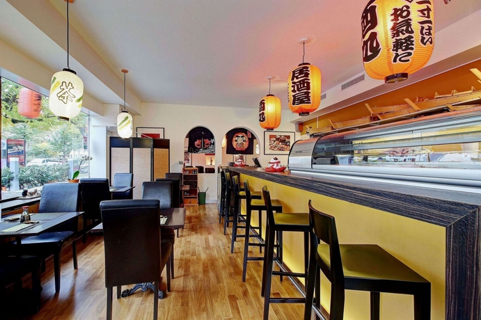 Imagen del bar/restaurante del Hotel Balegra City Basel Contactless Self Check-in. Foto 4