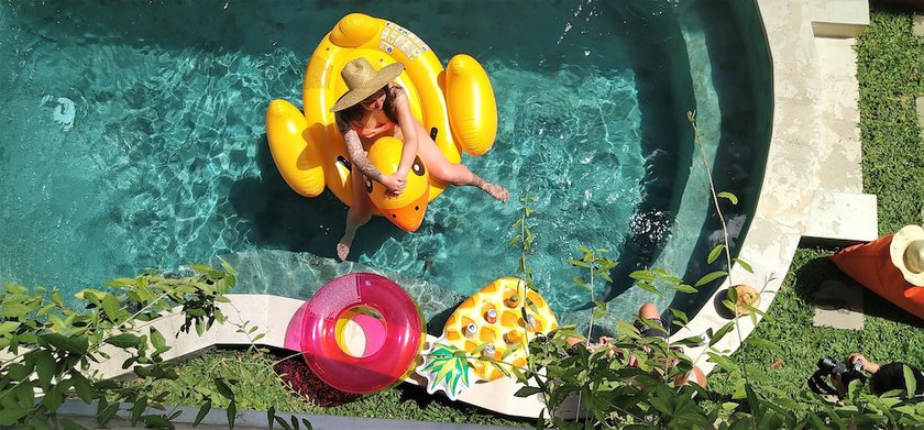 Imagen de la piscina del Hotel Bali Bobo Hostel. Foto 18