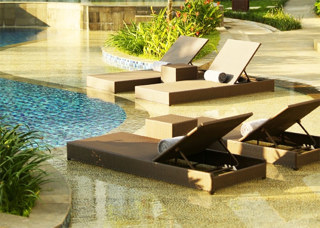 Imagen de la piscina del Hotel Bali Nusa Dua. Foto 10