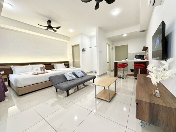 Imagen de la habitación del Hotel Bali Sea View Residences Melaka by Stayrene. Foto 12