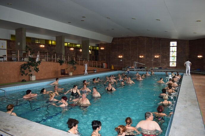 Imagen de la piscina del Hotel Balneo Pavel Banya. Foto 37