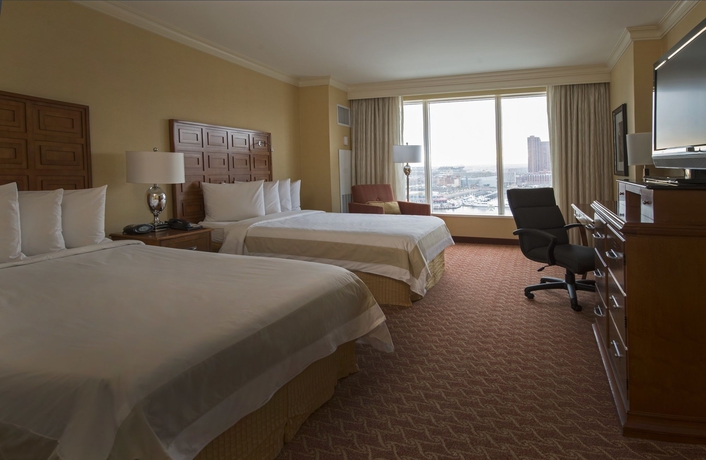 Imagen de la habitación del Hotel Baltimore Marriott Waterfront. Foto 2