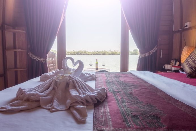 Imagen de la habitación del Hotel Bamboo Bungalow. Foto 14