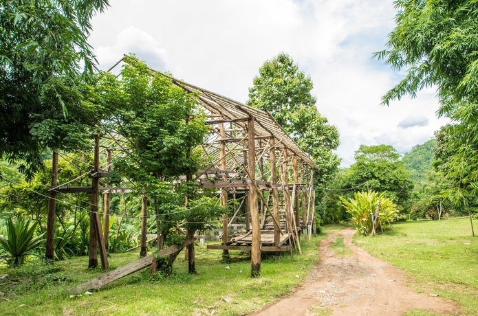 Imagen de los exteriores del Hotel Bamboo Country Lodge Chiang Mai. Foto 8