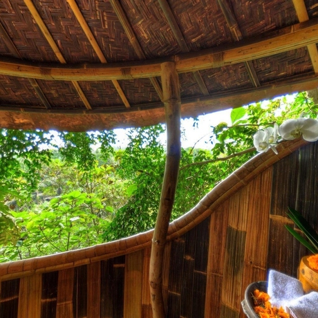 Imagen de la habitación del Hotel Bambu Indah Resort. Foto 1