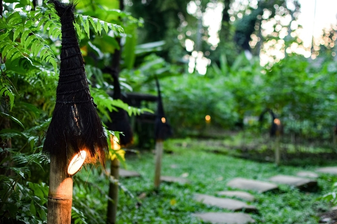 Imagen de los interiores del Hotel Bambu Indah Resort. Foto 17