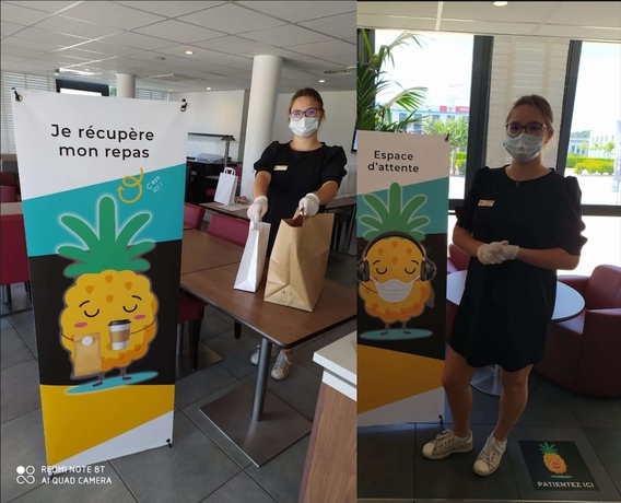 Imagen del bar/restaurante del Hotel B&B Cholet Nord. Foto 8