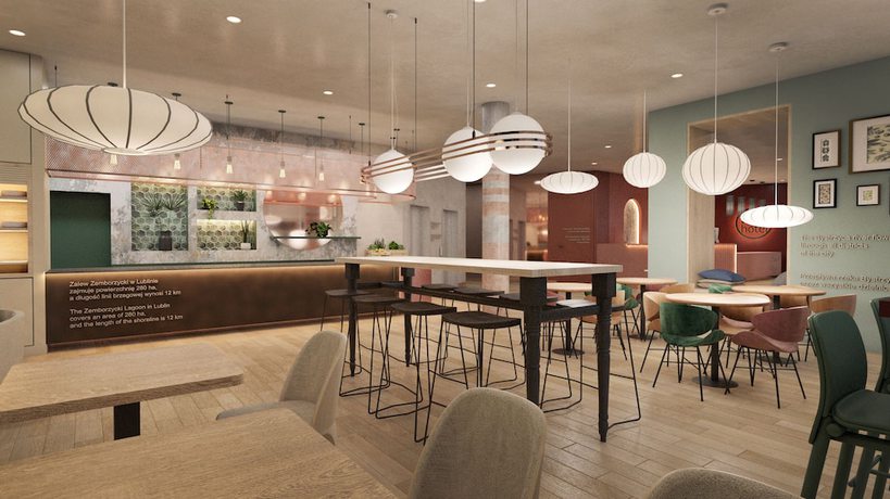 Imagen del bar/restaurante del Hotel B&B Lublin Centrum. Foto 7