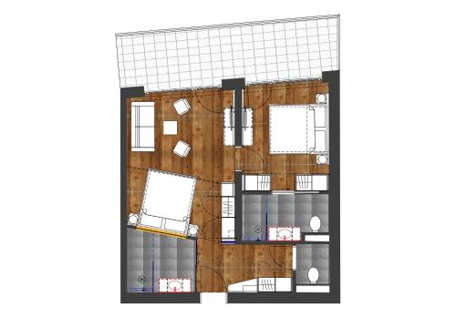 Imagen de la habitación del Hotel B&B VILLA-ALPIN. Foto 7