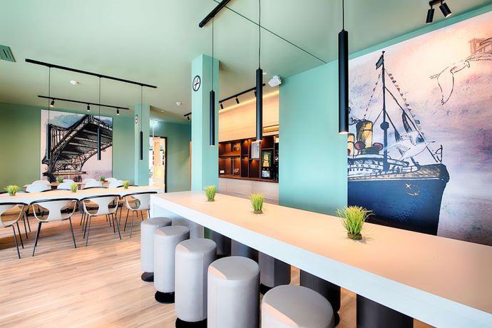 Imagen del bar/restaurante del Hotel B&B Wilhelmshaven. Foto 7