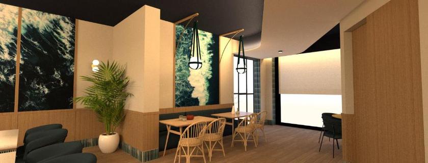 Imagen del bar/restaurante del Hotel BandB A Coru&ntilde;a Aeropuerto. Foto 2